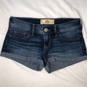 Hollister Low Rise Denim Shorts